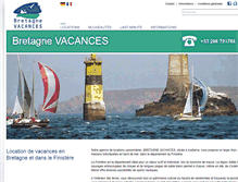 Tablet Screenshot of bretagne-vacances.com